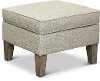 Silver Ottoman - Paisley