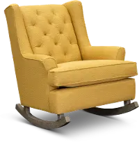 Curry Yellow Rocker Runner - Paisley