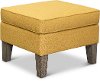 Curry Yellow Ottoman - Paisley