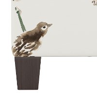 57-2ADBCRGR Audobon Cream and Green Square Ottoman-7