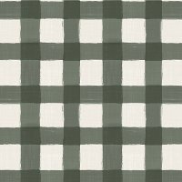 57-2BFLSQRSG Green Plaid Buffalo Check Square Ottoman-3