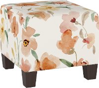 57-2GNFLHRV Ginny Floral Harvest Square Ottoman