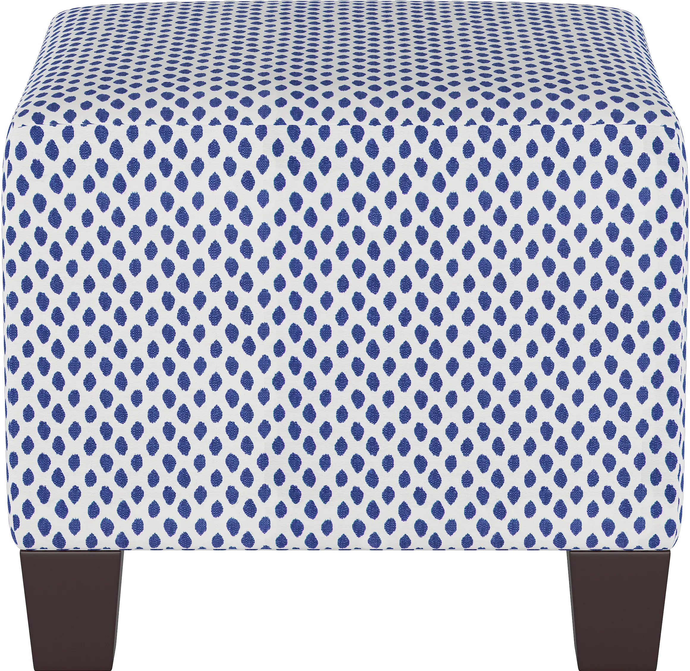 57-2SHRMDNWHTFLX Sahara Midnight Blue on White Square Ottoman-2
