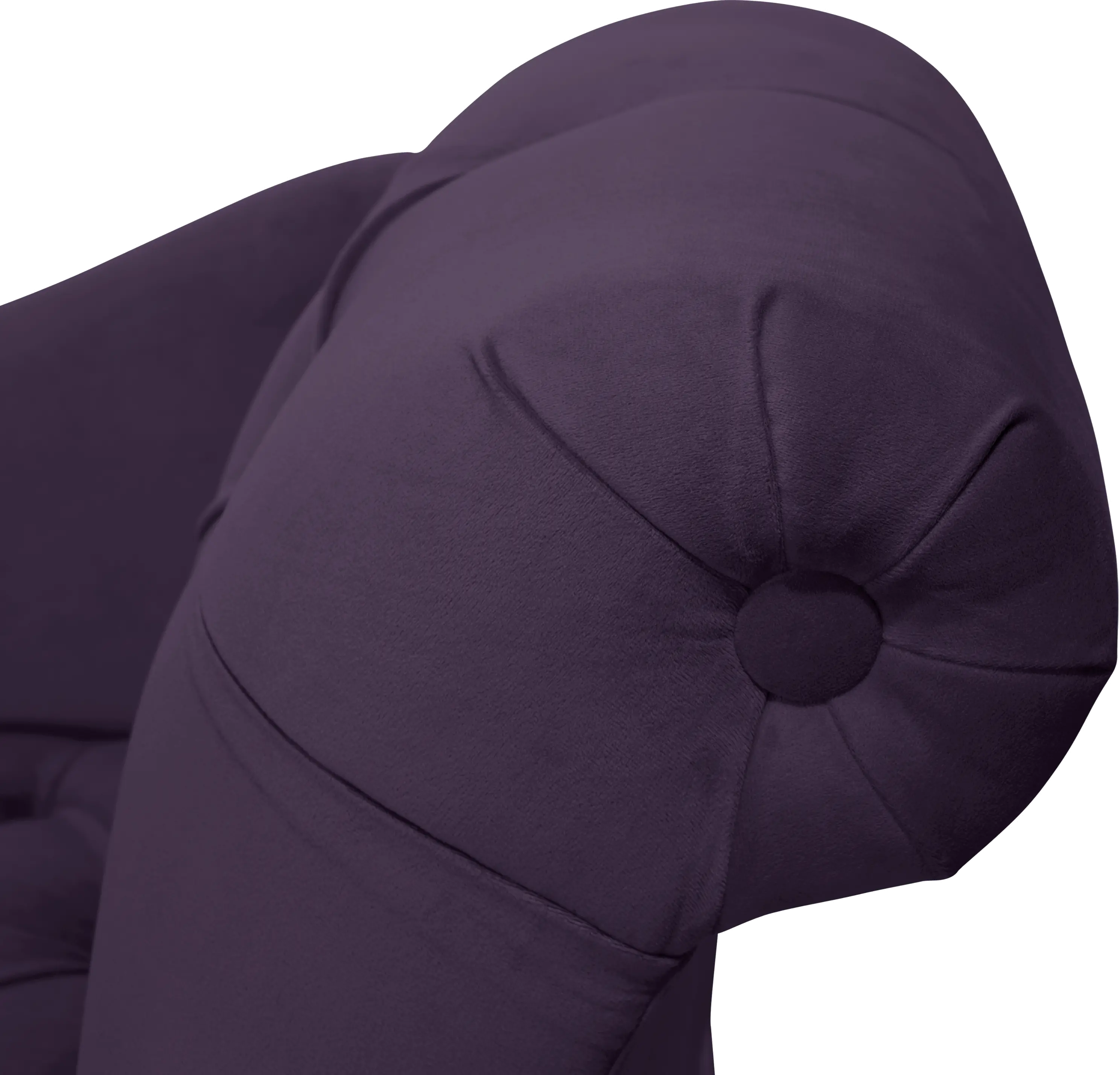 6006VLVABR Silvia Purple Velvet Tufted Lounge Chaise-6