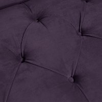 6006VLVABR Traditional Velvet Aubergine Purple Tufted Lounge Chaise-5