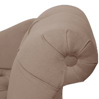 6006VLVCC Traditional Velvet Cocoa Brown Tufted Lounge Chaise-6