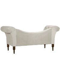 6006VLVLGHGR Traditional Velvet Gray Tufted Lounge Chaise-4