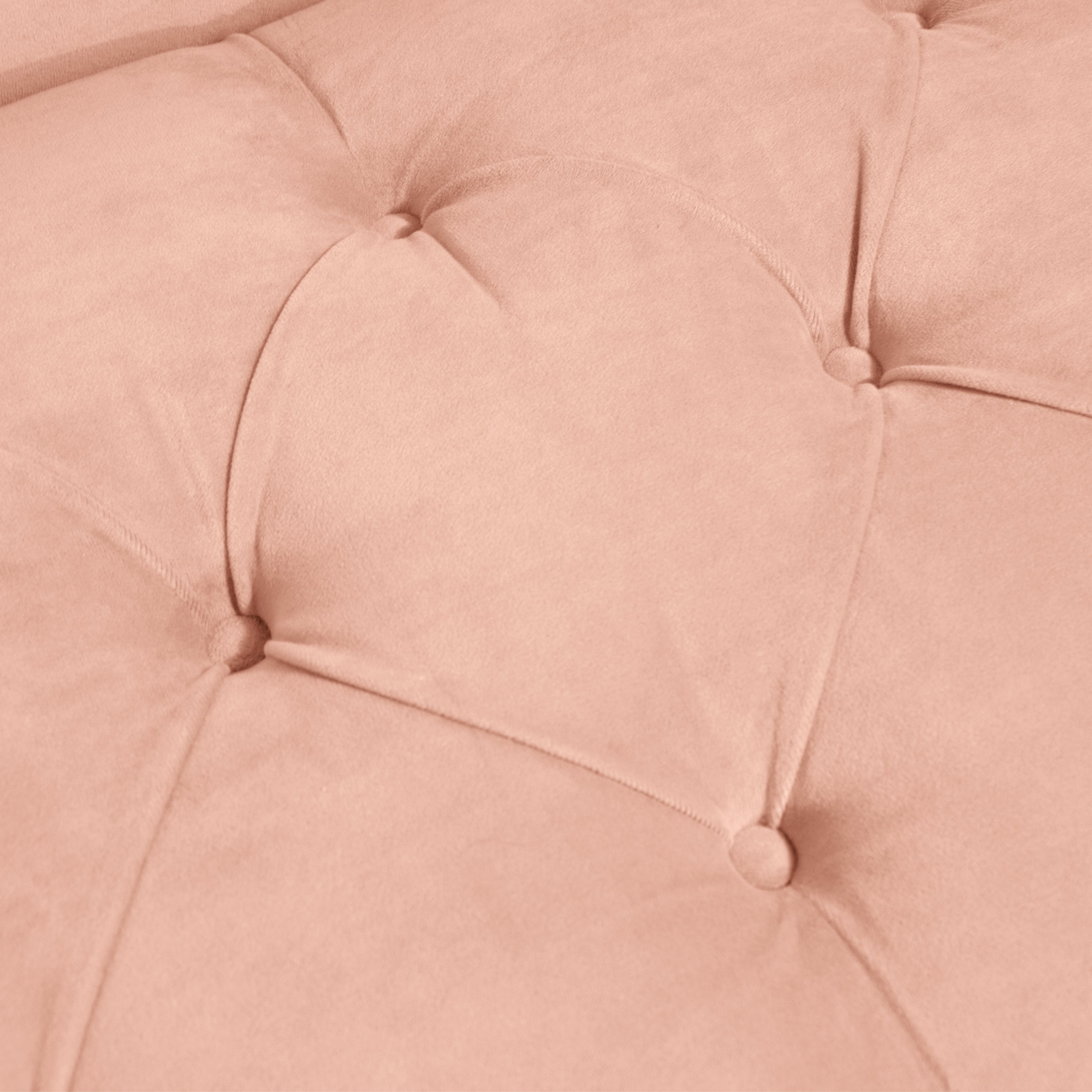 6006VLVTBLSH Silvia Traditional Velvet Blush Pink Tufted Lounge Chaise-5