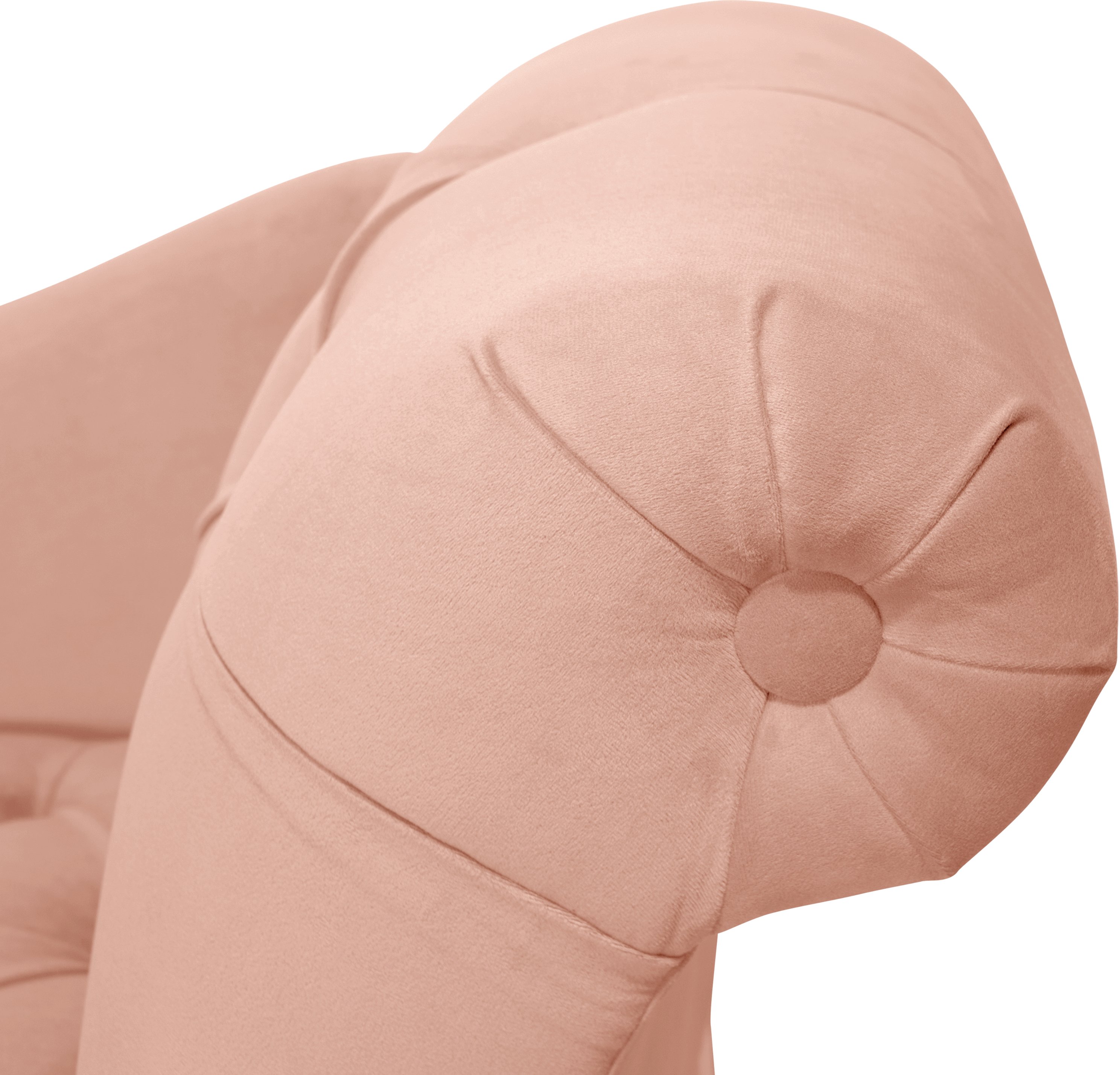 6006VLVTBLSH Silvia Traditional Velvet Blush Pink Tufted Lounge Chaise-6