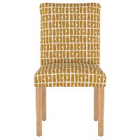 63-6NATBLOPNMST Mustard Upholstered Dining Room Chair - Jennifer-2