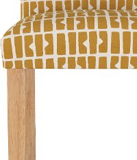 63-6NATBLOPNMST Mustard Upholstered Dining Room Chair - Jennifer-5