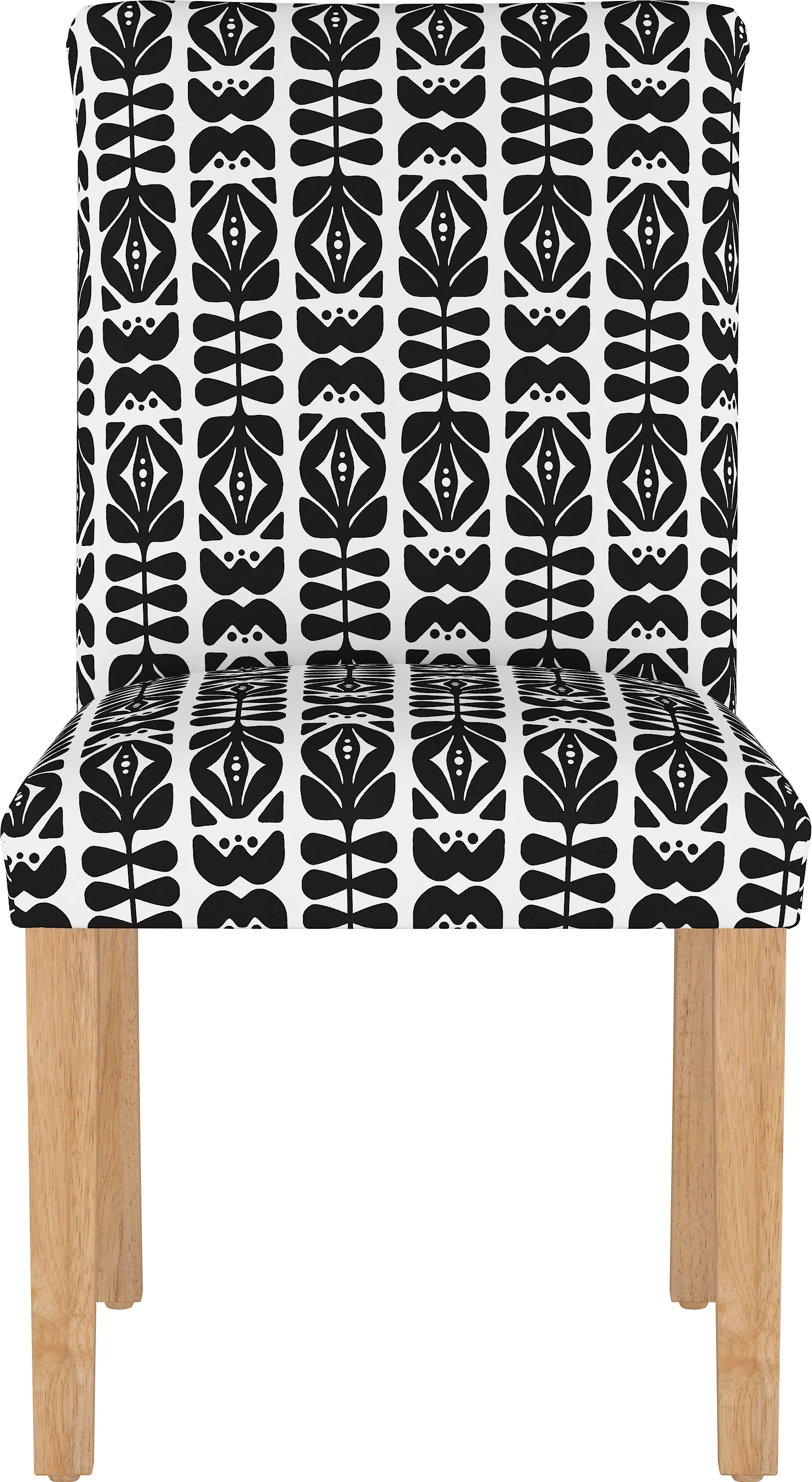 63-6NATOSLBLBLK Black Upholstered Dining Room Chair - Jennifer-2