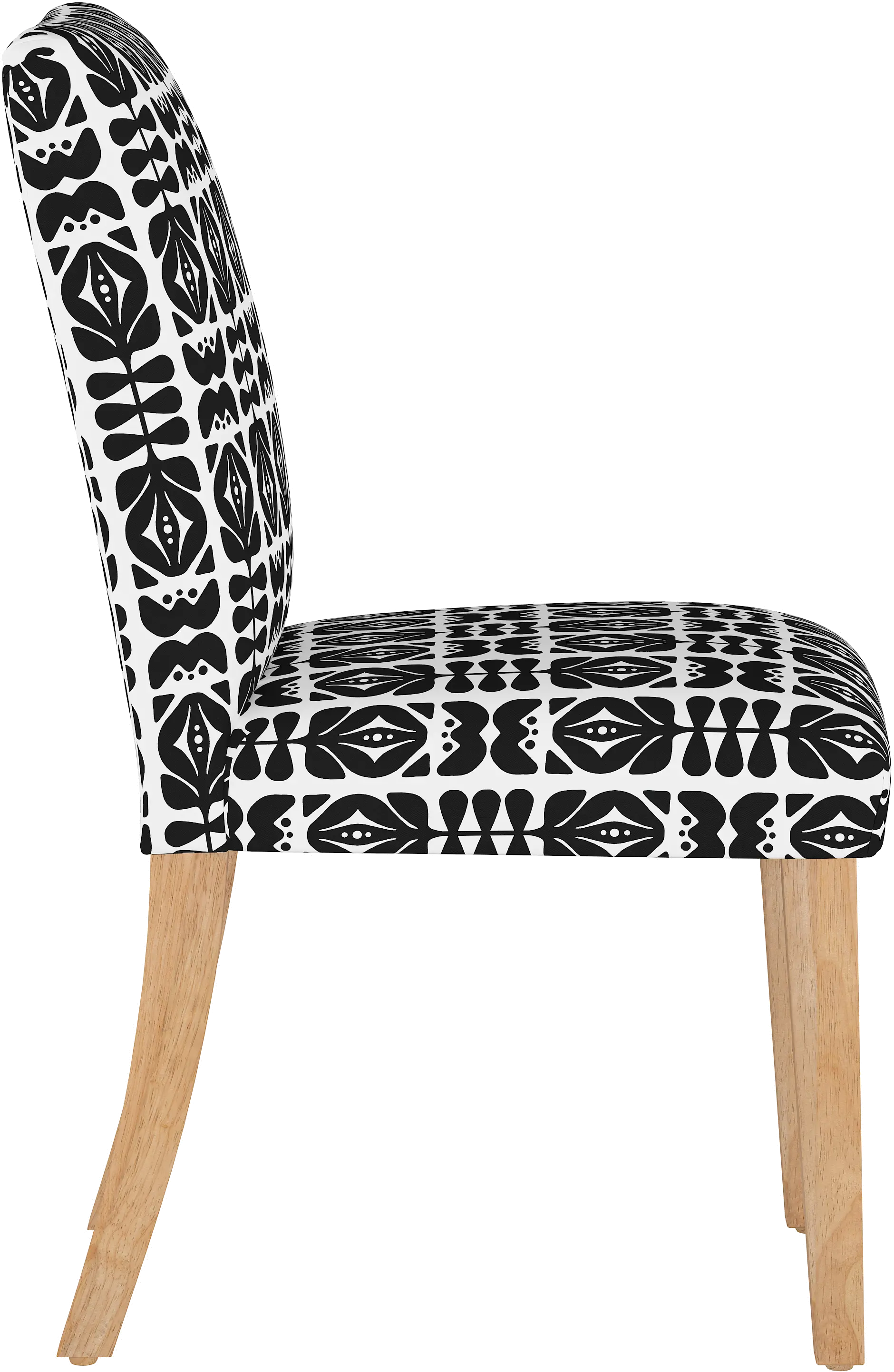 63-6NATOSLBLBLK Black Upholstered Dining Room Chair - Jennifer-3