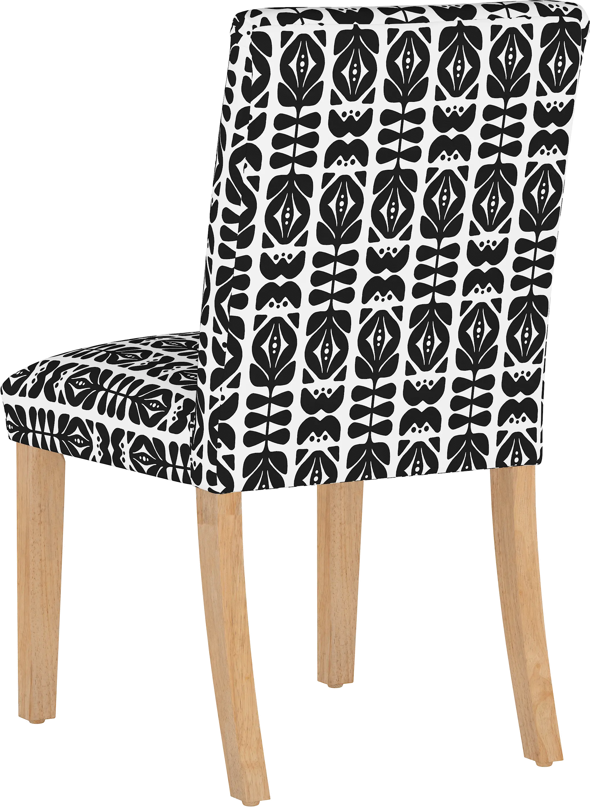 63-6NATOSLBLBLK Black Upholstered Dining Room Chair - Jennifer-4