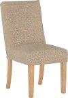 63-6SLNATLNNSND Beige Slipcover Upholstered Dining Room Chair - Jennifer