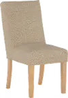 63-6SLNATLNNSND Jennifer Beige Slipcover Upholstered Dining Chair - Skyline Furniture