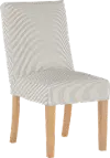 63-6SLNATOXFSTTPE Taupe Slipcover Upholstered Dining Chair - Jennifer