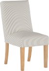 63-6SLNATOXFSTTPE Taupe Slipcover Upholstered Dining Room Chair - Jennifer