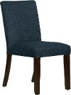 63-6ZMNV Navy Upholstered Dining Room Chair - Zuma