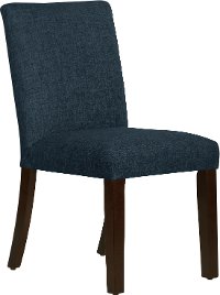 63-6ZMNV Navy Upholstered Dining Room Chair - Zuma