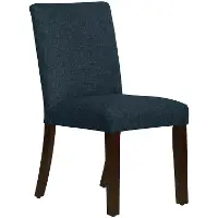 63-6ZMNV Navy Upholstered Dining Room Chair - Zuma