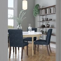 63-6ZMNV Navy Upholstered Dining Room Chair - Zuma-2