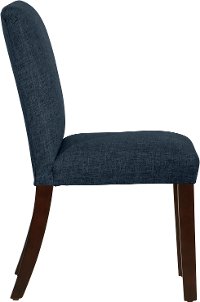 63-6ZMNV Navy Upholstered Dining Room Chair - Zuma-4