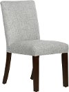 63-6ZMPMC Gray Upholstered Dining Room Chair - Zuma