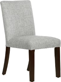 63-6ZMPMC Gray Upholstered Dining Room Chair - Zuma