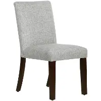 63-6ZMPMC Gray Upholstered Dining Room Chair - Zuma