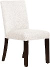 63-6ZMWHT White Upholstered Dining Room Chair - Zuma