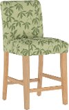 63-7NATLYNFLSGTNL Green Upholstered Counter Height Stool - Jennifer