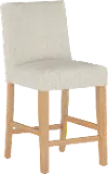 63-7SLNATLNNTLC Jennifer Linen Slipcover Upholstered Counter Height Stool - Skyline Furniture