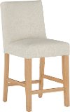 63-7SLNATLNNTLC Linen Slipcover Upholstered Counter Height Stool - Jennifer