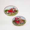 Assorted 20 Inch Americana Truck Tray with Cut Out Handles