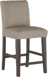 63-7ZMFTH Zuma Beige Upholstered Counter Height Stool - Skyline Furniture