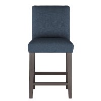 63-7ZMNV Navy Upholstered Counter Height Stool - Zuma-2