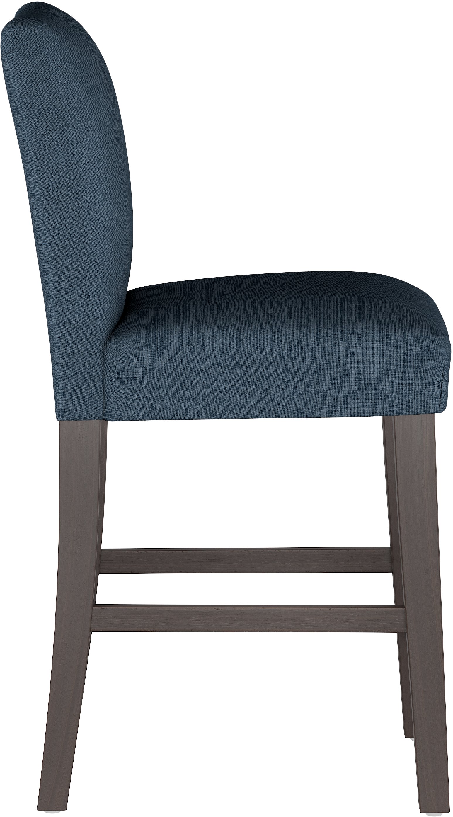 63-7ZMNV Navy Upholstered Counter Height Stool - Zuma-3