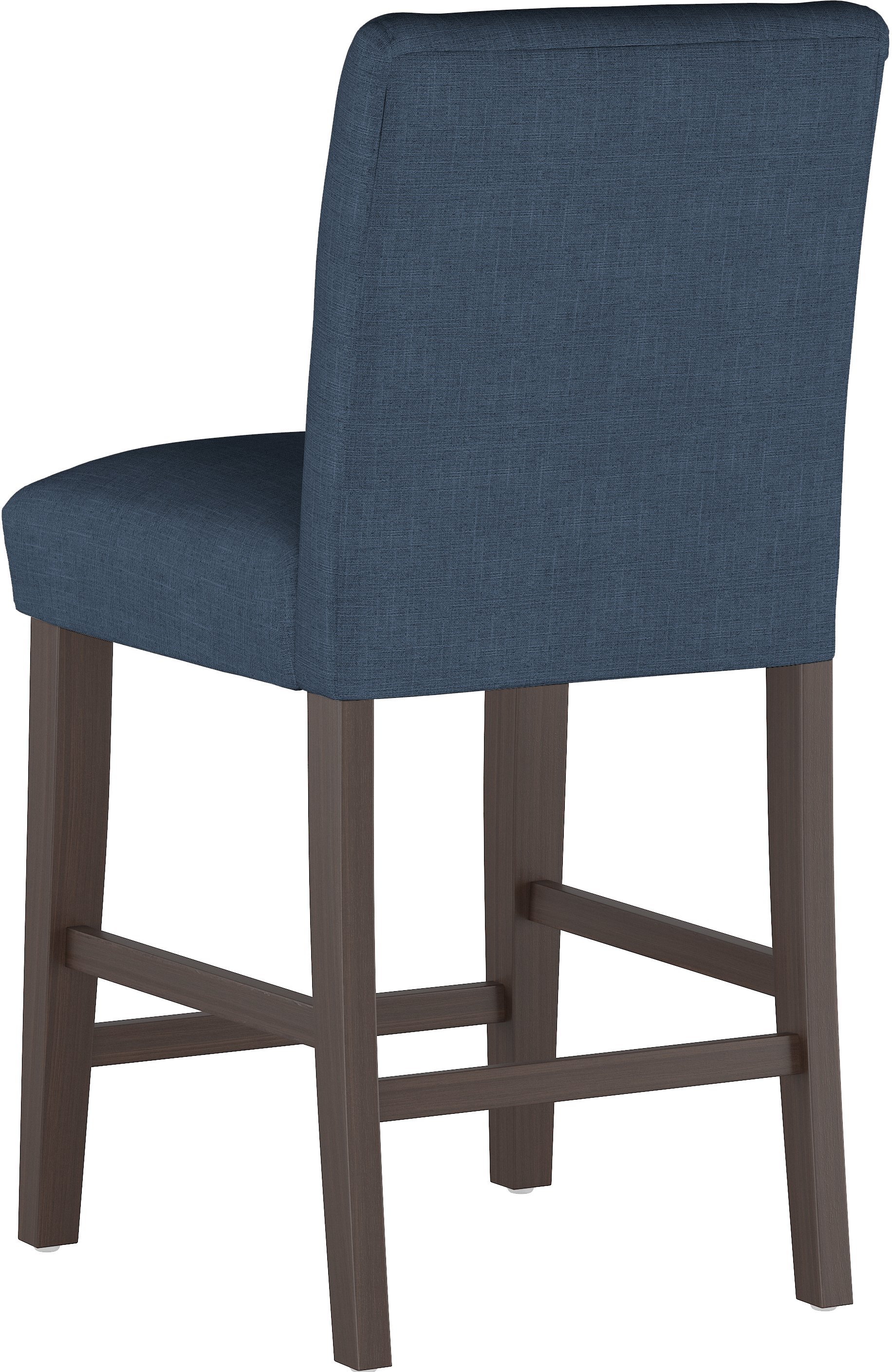 63-7ZMNV Navy Upholstered Counter Height Stool - Zuma-4