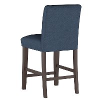 63-7ZMNV Navy Upholstered Counter Height Stool - Zuma-4