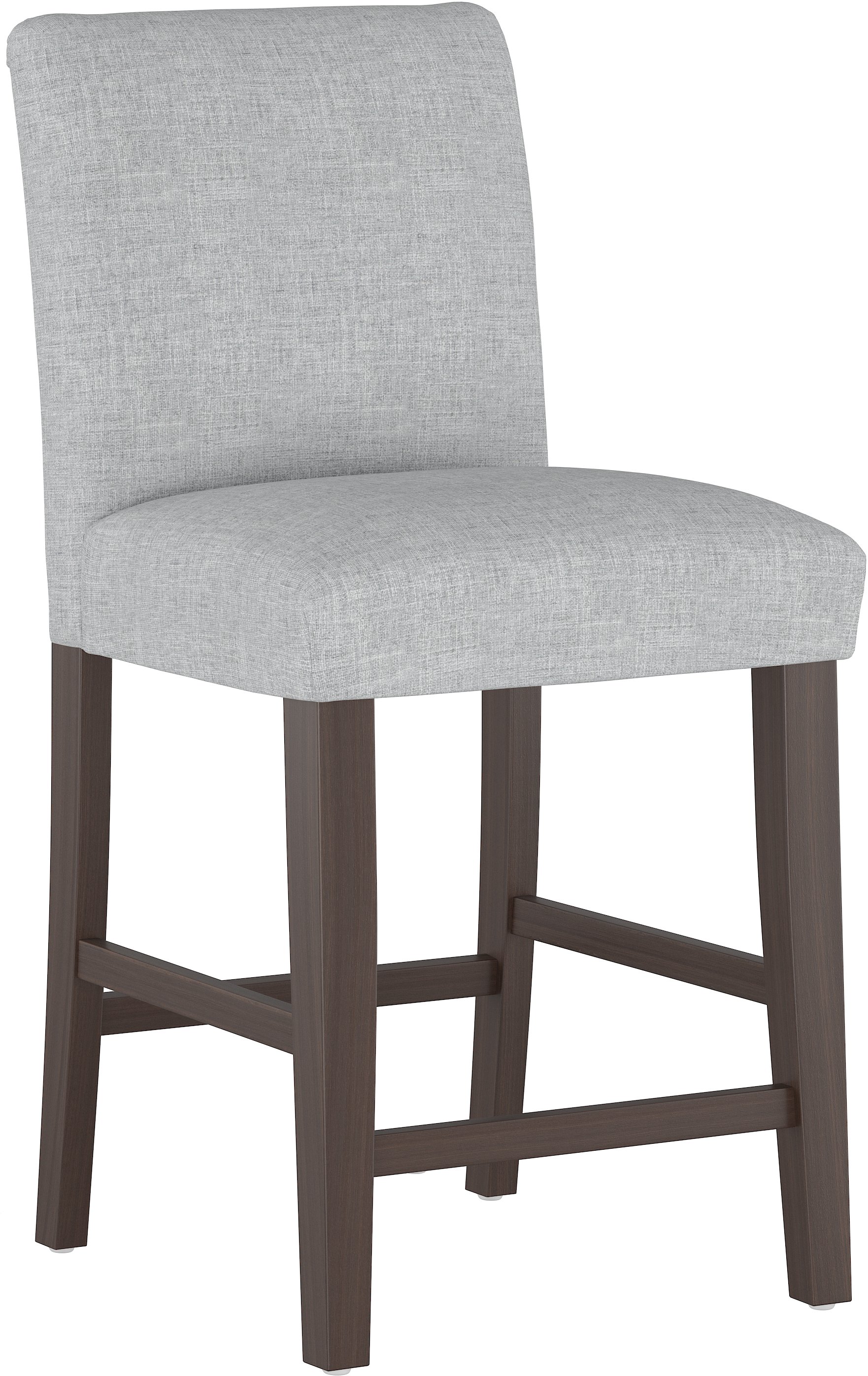 63-7ZMPMC Gray Upholstered Counter Height Stool - Zuma-1