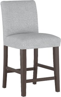 63-7ZMPMC Gray Upholstered Counter Height Stool - Zuma
