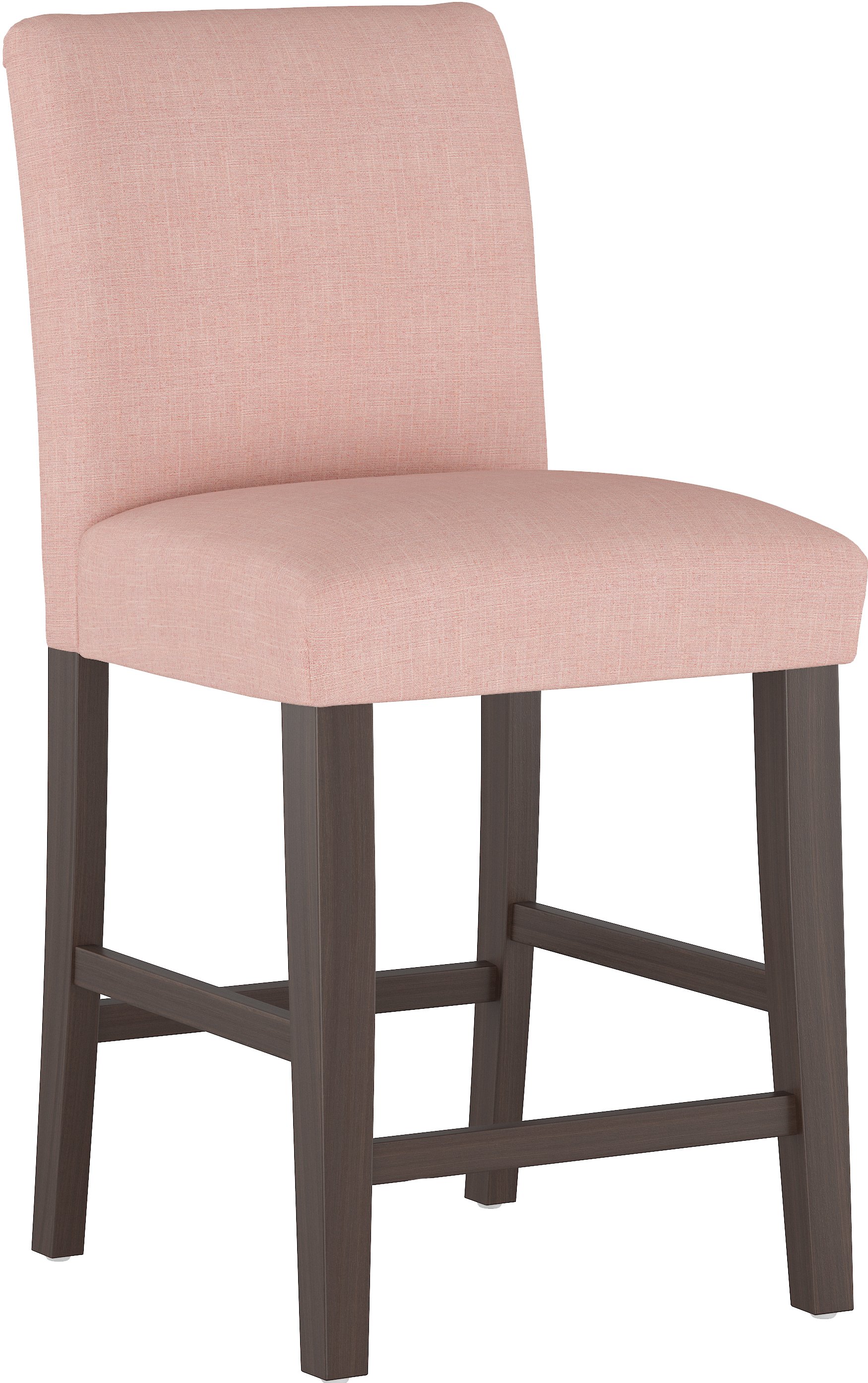 63-7ZMRSQ Pink Upholstered Counter Height Stool - Zuma-1