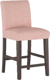 63-7ZMRSQ Pink Upholstered Counter Height Stool - Zuma