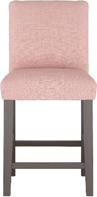 63-7ZMRSQ Pink Upholstered Counter Height Stool - Zuma-2