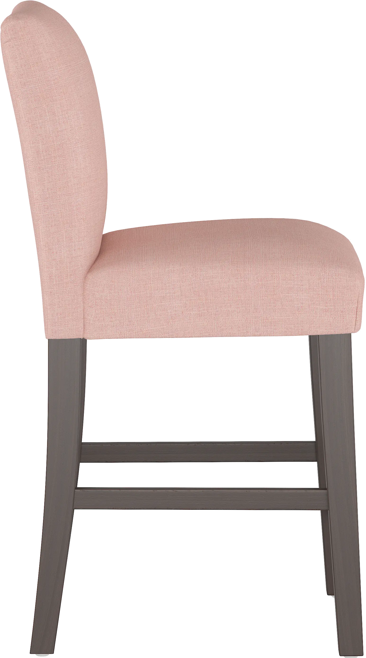 63-7ZMRSQ Pink Upholstered Counter Height Stool - Zuma-3