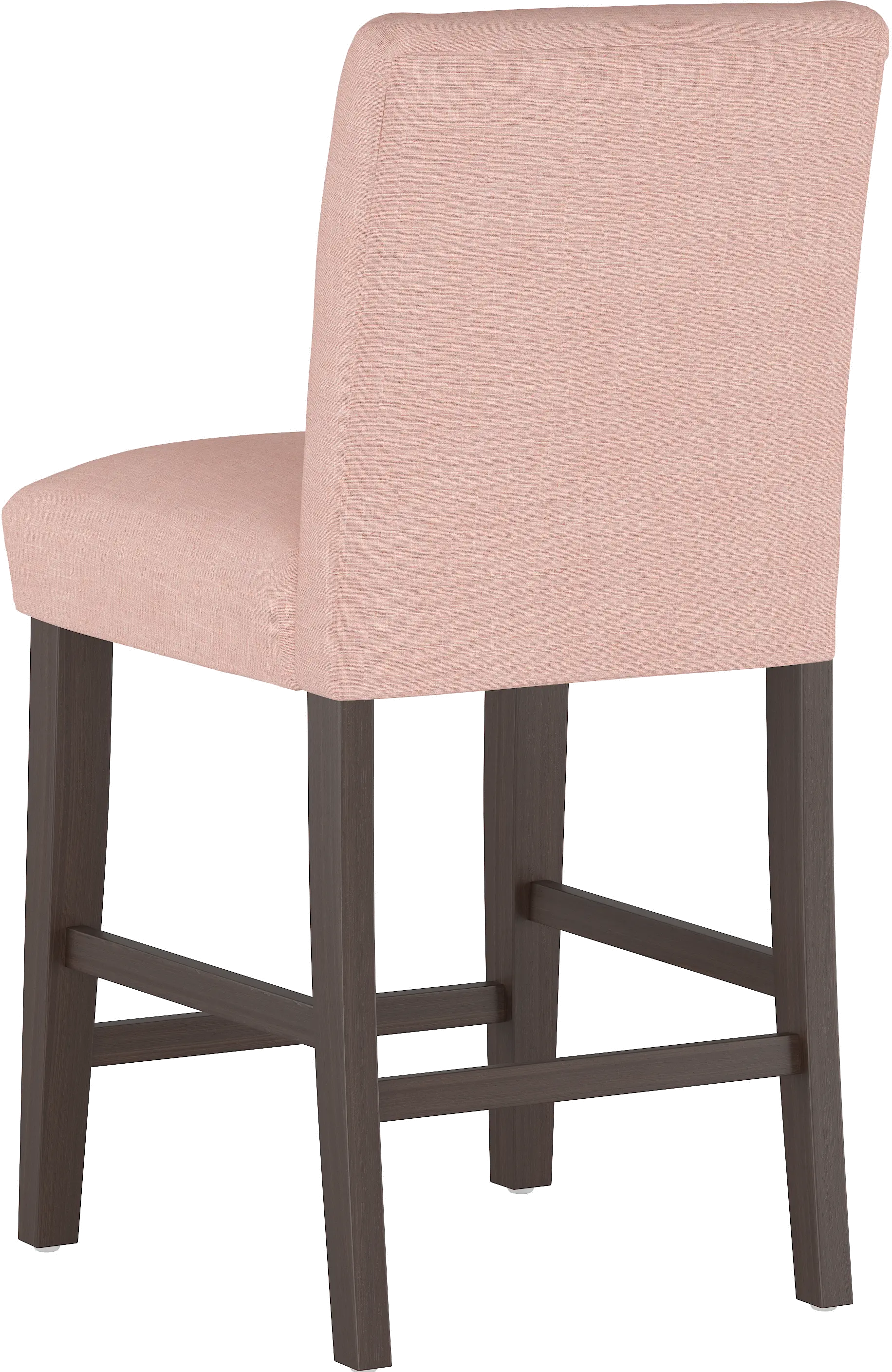 63-7ZMRSQ Pink Upholstered Counter Height Stool - Zuma-4
