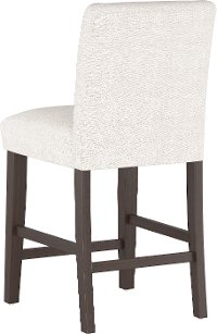 63-7ZMWHT White Upholstered Counter Height Stool - Zuma-4