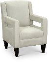 Modern Gray Upholstered Accent Chair - Becky