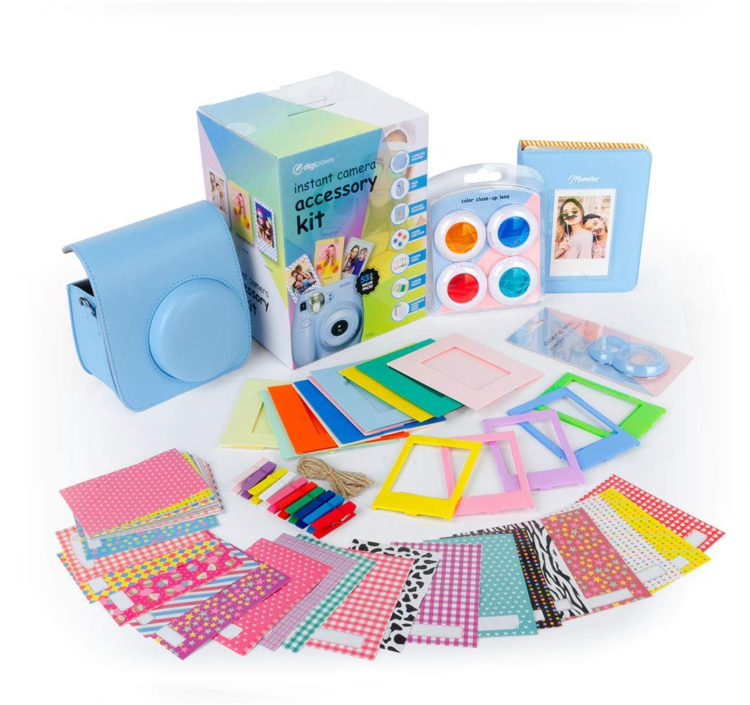 DPS-FJI9K-BL DigiPower Instant Camera Accessory Kit - Blue-2